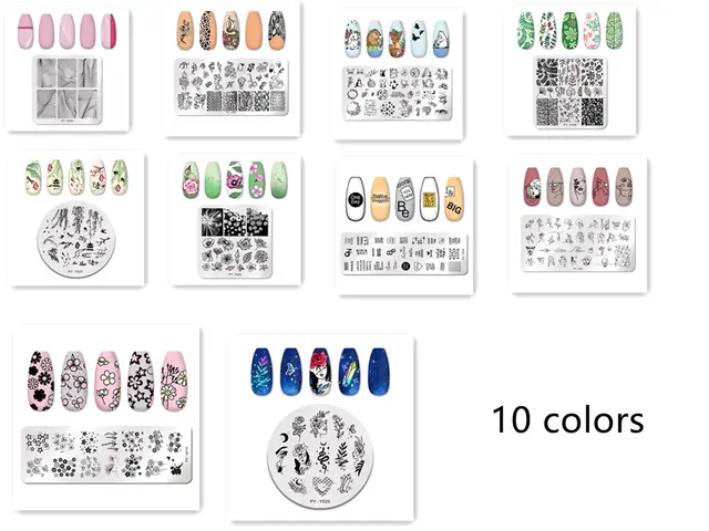 Nail stainless steel printing plate Set - Shop at LoveMi