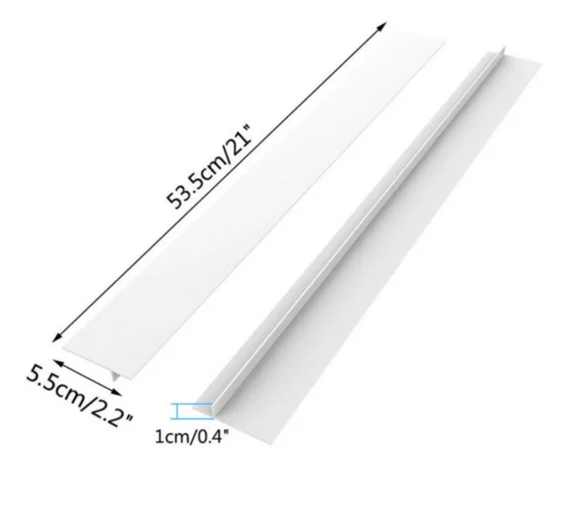 Gas Stove Protective Pad Inserted To Prevent Oil Pollution White Opp 21Inch - Shop at LoveMi