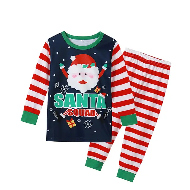 Santa Printed Parent child Homewear Kid - Shop at LoveMi