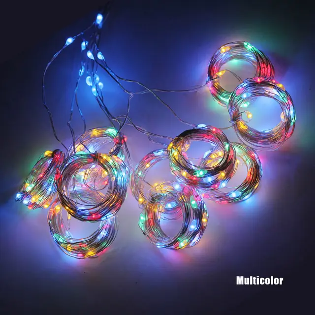 LED Curtain Garland On The Window USB String Lights Remote Control Christmas Decorations For Home Room Multicolor - Shop at LoveMi