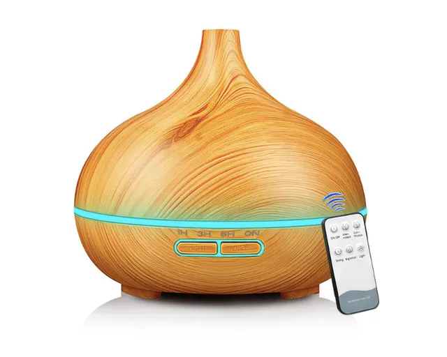Creative Home Appliance Full Wood Grain Remote Control Aromatherapy Lamp Light Remote Control - Shop at LoveMi