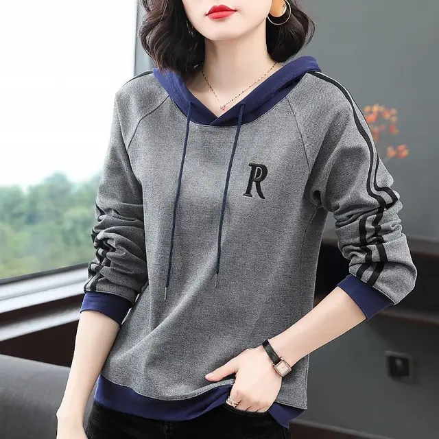 A middle aged lady's hoodie Grey - Shop at LoveMi