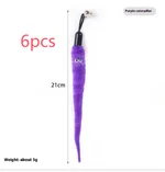 Purple 6Pcs