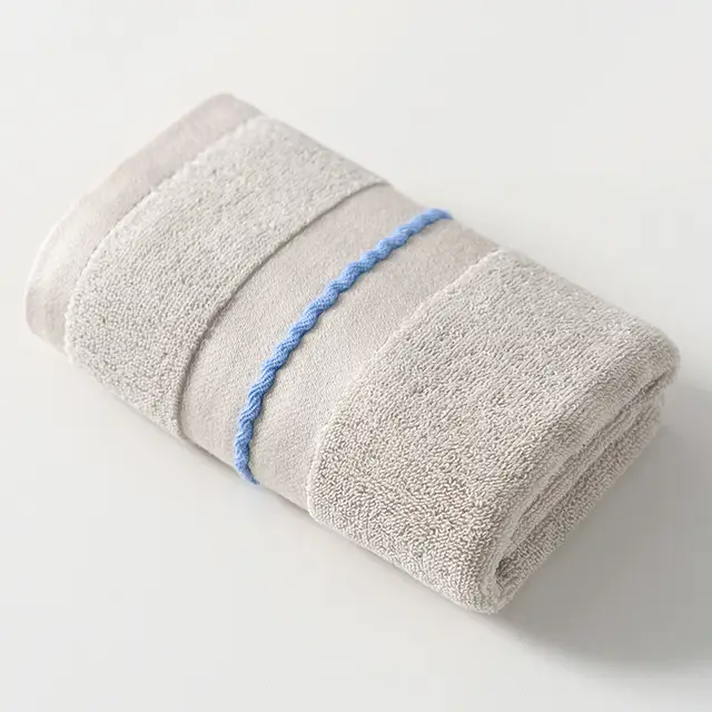 Thickened Absorbent Soft Cotton Face Towel Kapok Grey - Shop at LoveMi