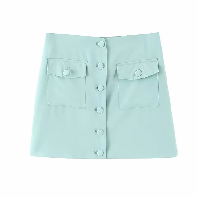 Suit skirt suit Blue Shorts - Shop at LoveMi
