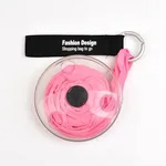 Foldable Fashion Eco Handbag - Pink