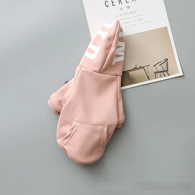 Dog sweater letters Pink - Shop at LoveMi