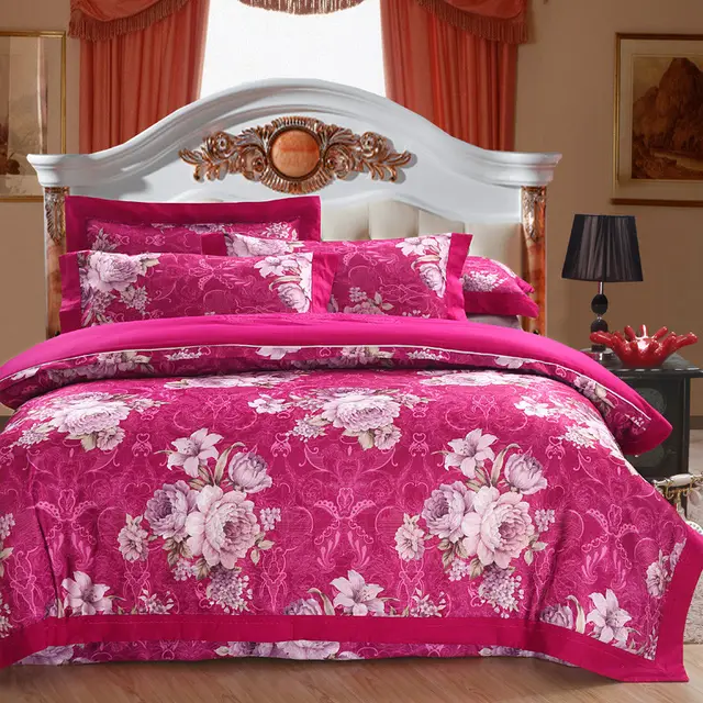 Pure cotton jacquard four piece bedding 17 Style - Shop at LoveMi