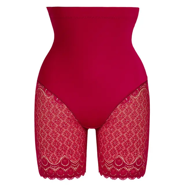 Lace body contouring panties Red - Shop at LoveMi