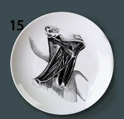 Human bone structure decoration plate 15Style - Shop at LoveMi