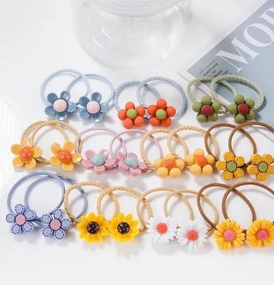 Rubber band hair tie hair baby headband 10 Style - Shop at LoveMi