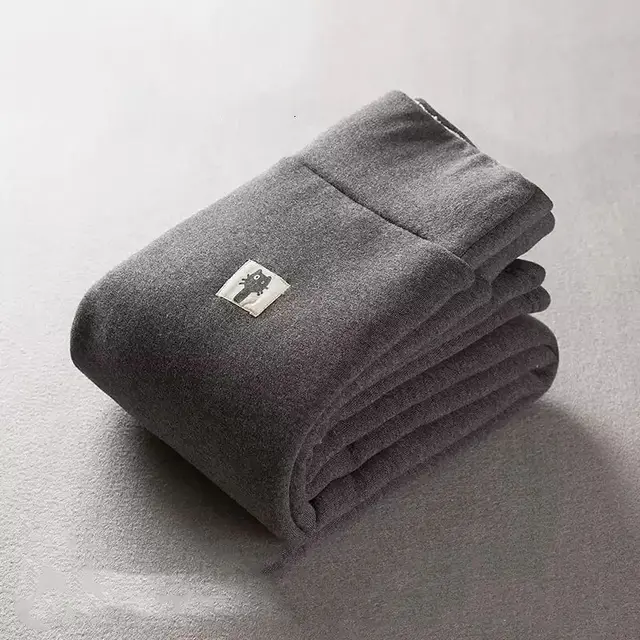 Autumn and winter thickened plus velvet leggings Dark Grey - Shop at LoveMi