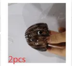 Korean Version Of Ins Fashion Flower Bud Ball Head Hair Iron - Deep Coffee 2Pcs