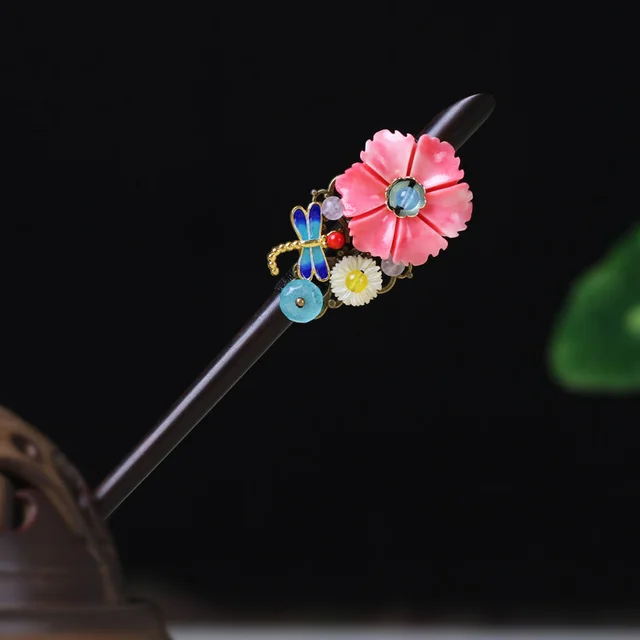 Hair pin with antique fringe Honey Talk - Shop at LoveMi
