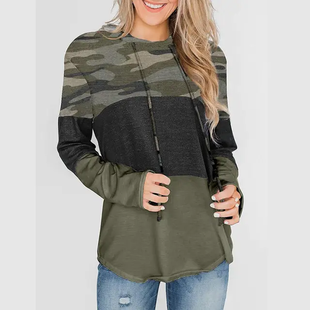 Reindeer print pullover sweatshirt Army Green - Shop at LoveMi