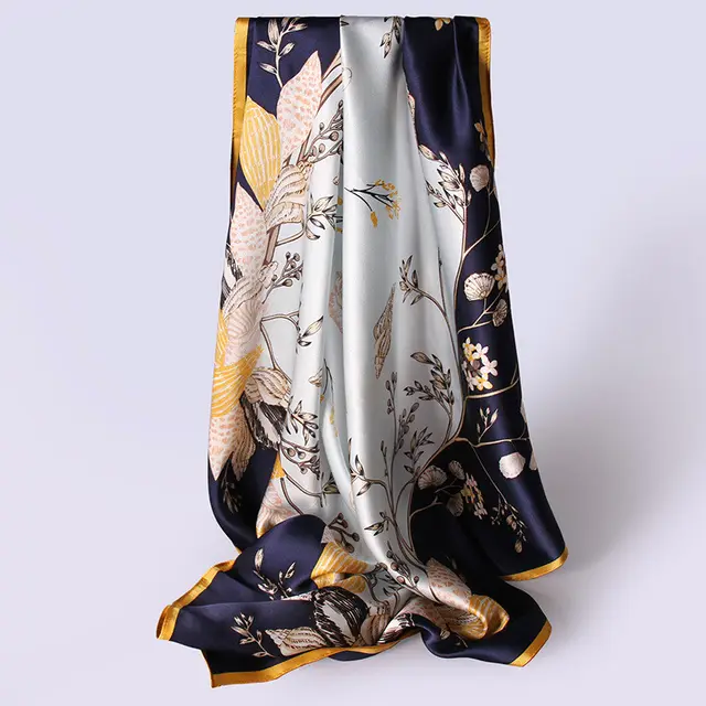 Spring All Match Turban Silk Female Spring Silk Scarf - Shop at LoveMi