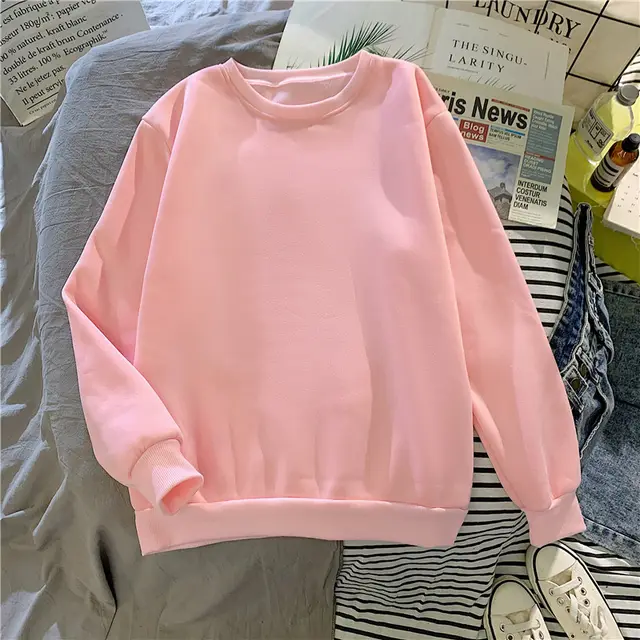 Round neck sweater Pink - Shop at LoveMi