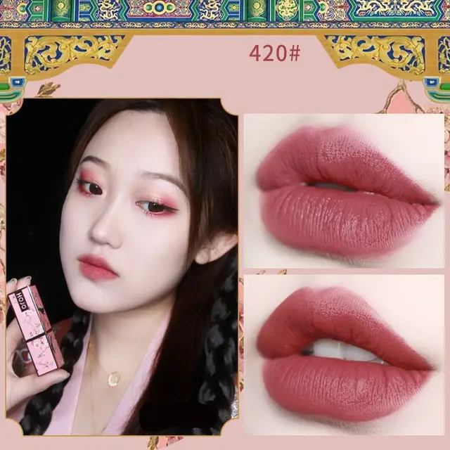 Jinse peach velvet love lipstick 420 Color - Shop at LoveMi