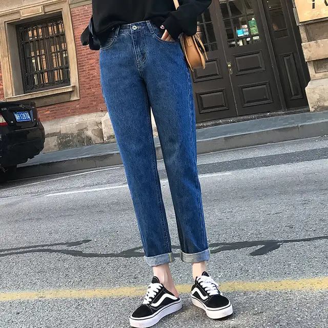 Nine points jeans women Navy Blue - Shop at LoveMi