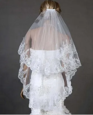 Wedding veil - Ivory Color - View 1