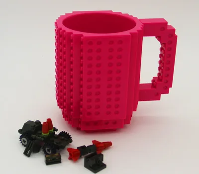 DIY Block Puzzle Mug Rose Red - Shop at LoveMi