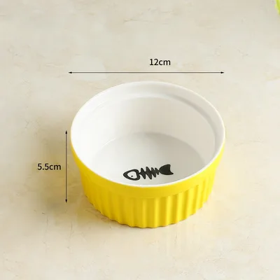 Protect cervical spine cat food bowl cat food bowl pet bowl 5Style - Shop at LoveMi