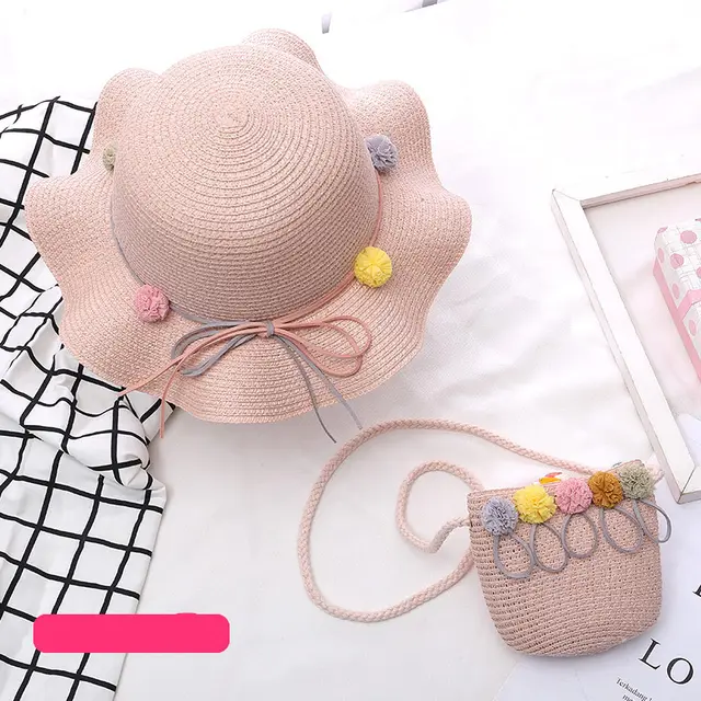 Children's summer sun hat Pink With Bag - Shop at LoveMi