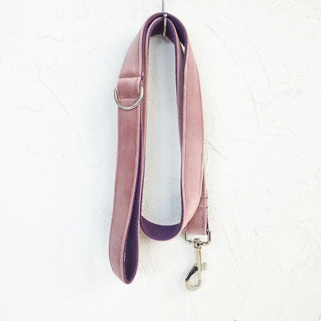 Dog ring drawstring pet leash Pink Purple - Shop at LoveMi