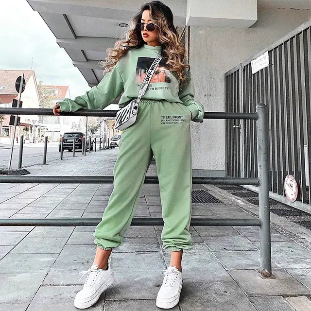 High waist elasticated trousers Green - Shop at LoveMi