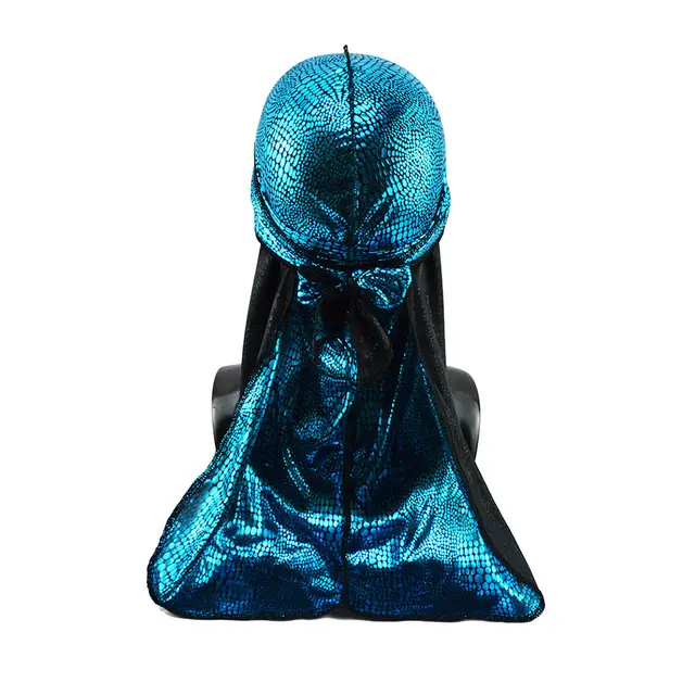 Snakeskin Long Tail Dance Hood Blue - Shop at LoveMi
