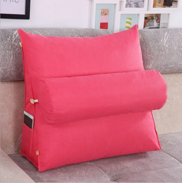 Bedside triangle cushion Pink - Shop at LoveMi
