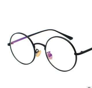 Metal circular frame sunglasses punk wind glasses - C8
