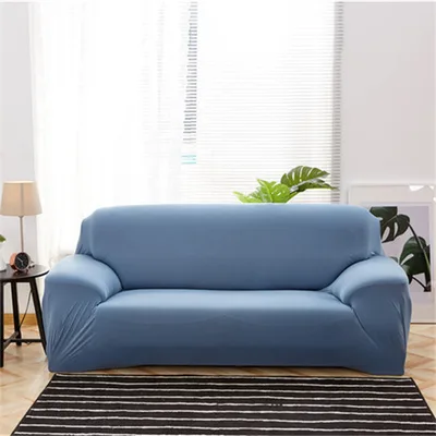 Stretch Sofa Cover All inclusive Solid Color Fabric Sofa Cover Towel X - Shop at LoveMi