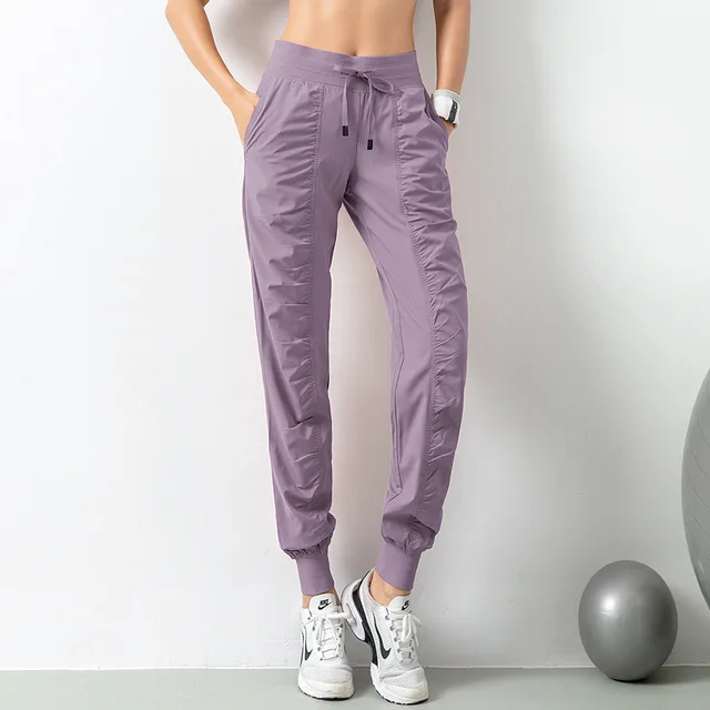 Yoga loose sweatpants Purple - Shop at LoveMi