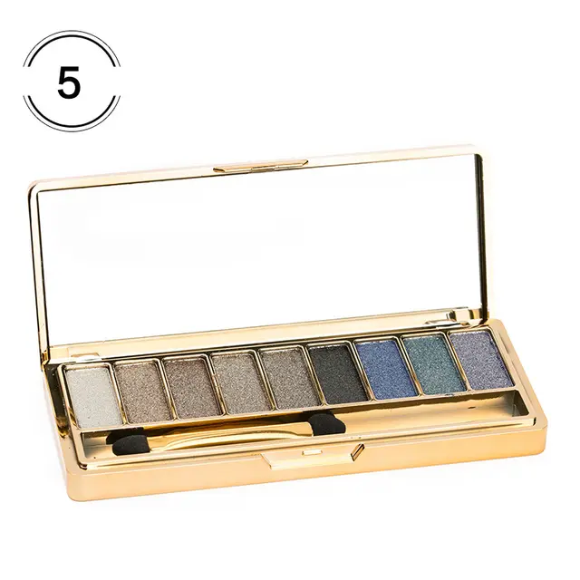 Glitter 9 color eye shadow tray Color 5 - Shop at LoveMi