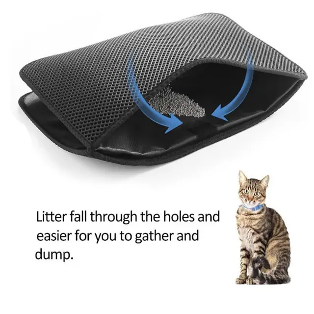 Double layer cat and dog massage cushion Black - Shop at LoveMi