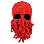 Handmade Wool Octopus - Red