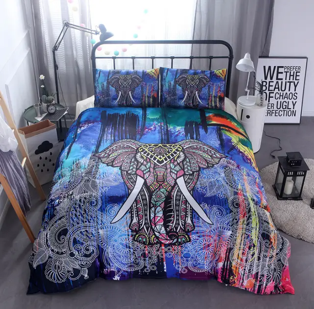 3D Home Textile Elephant Pattern Bedding Set Of Three Or Four 10 - Shop at LoveMi