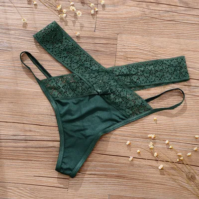 Super sexy lace panties Green - Shop at LoveMi