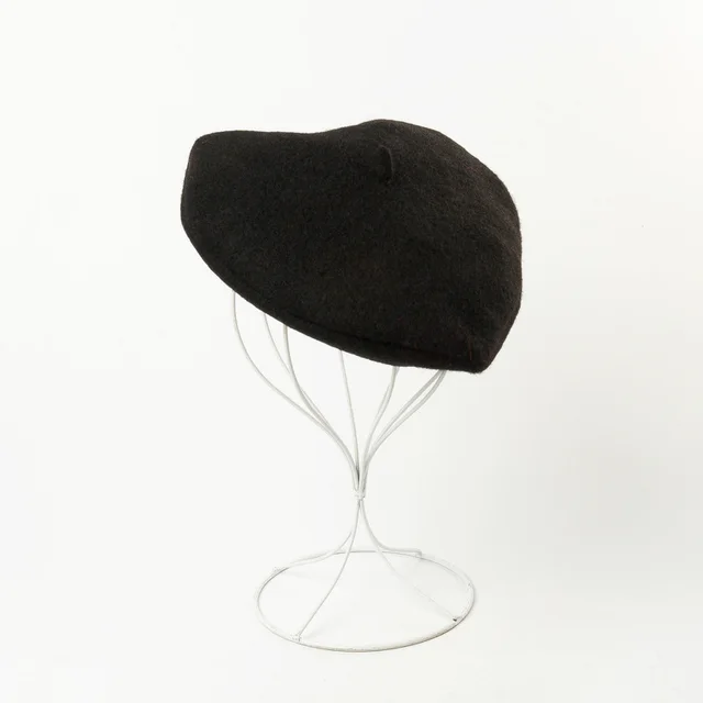 Europe and America Heart Shaped Beret Black - Shop at LoveMi