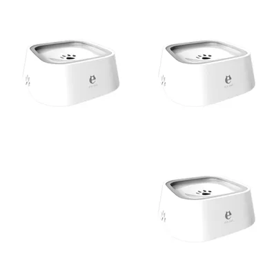 Non wet Mouth Dog Bowl, Floating Bowl, Anti overturning White 3Pcs - Shop at LoveMi