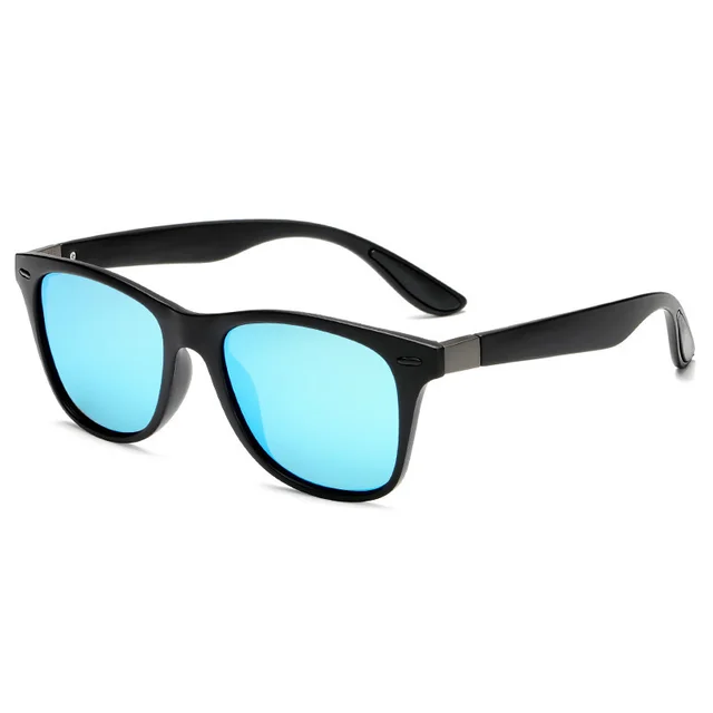Classic Casual Polarized Sunglasses Outdoor Driving Sports Glasses Black Blue - Shop at LoveMi