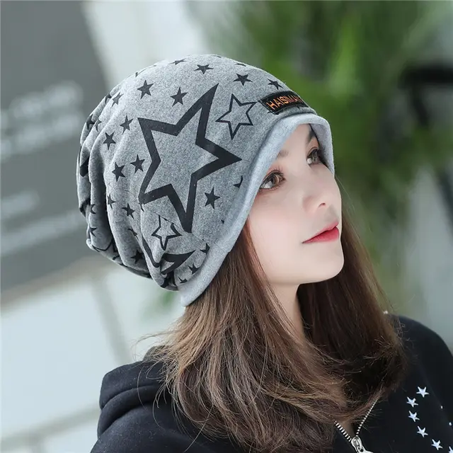 Comfortable and warm hood ladies hats Dark Grey - Shop at LoveMi