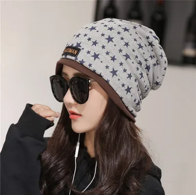 Comfortable and warm hood ladies hats Light Grey - Shop at LoveMi