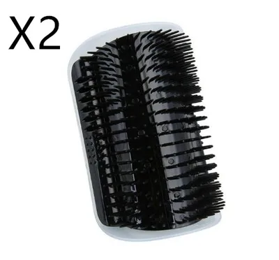 Cat Self Grooming Brush Black 2Pcs - Shop at LoveMi