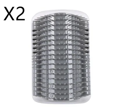 Cat Self Grooming Brush Grey 2Pcs - Shop at LoveMi