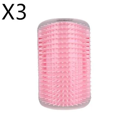 Cat Self Grooming Brush Pink 3Pcs - Shop at LoveMi