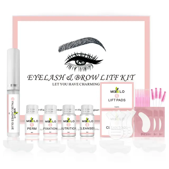 eyelash scalding set eyelash simple scalding keratin curling LashLift scalding eyebrows wild eyebrows A Set - Shop at LoveMi