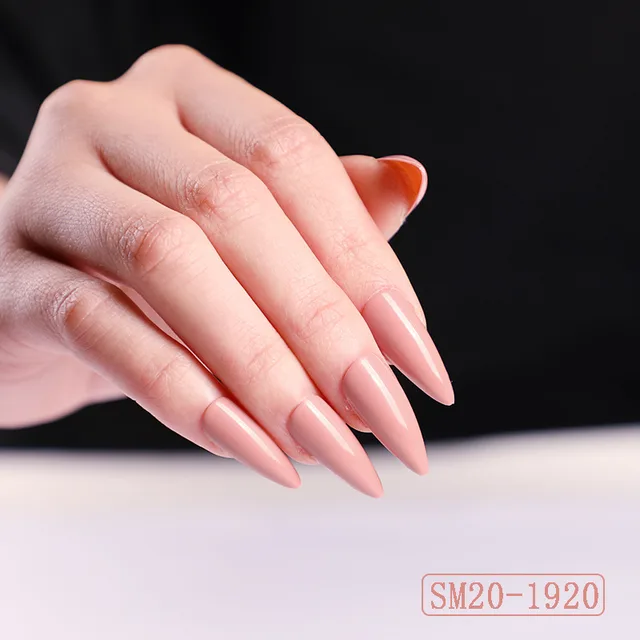 Box of 24 fake nail patches Nude Pink - Shop at LoveMi