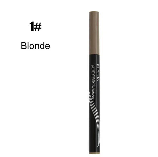 New Long Lasting Ultra Fine Four Comb Eyebrow Pencil 2 Pcs Blonde - Shop at LoveMi